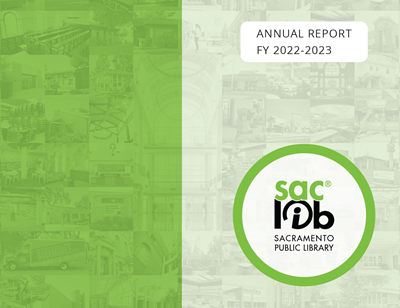 Sacramento Public Library Fiscal year 2022-2023 annual report cover